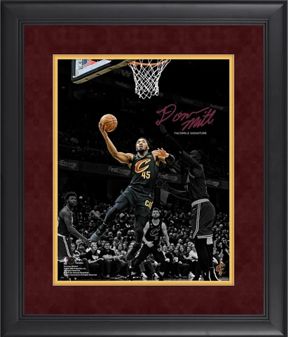 Donovan Mitchell Cleveland Cavaliers Framed 11" x 14" Spotlight Cover
