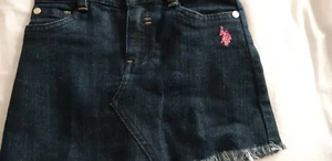 GIRL'S AGE 4 US POLO ASSN JEAN SKIRT; NEW - Picture 1 of 5