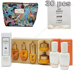 Sulwhasoo/Whoo Travel Kits/Serum 2EA/1oz/Dalba Mist/Eye Cream Samples/Pouch - Picture 1 of 10
