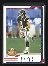 2002 Fleer Focus Jersey Edition #24 Drew Brees San Diego Chargers