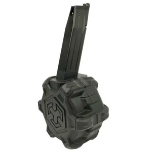 Armorer Works Airsoft Adaptive Drum Magazine HX Series Green Gas 350rd Hi-Capa - Picture 1 of 2