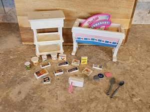 Barbie grocery frozen food kitchen accesscories mixer table etc - Picture 1 of 11