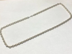 .925 Sterling Silver Beeded Necklace * - Picture 1 of 2