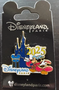 Mickey Sorcerer Sleeping Beauty Castle Disney Paris Dlp January 2025 Pin - Picture 1 of 4