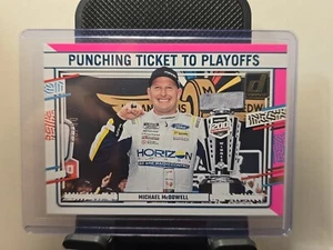 Michael McDowell 2024 Donruss Racing Pink Parallel /25 #177 - Picture 1 of 4
