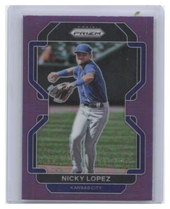 Nicky Lopez 2022 Prizm Baseball - #129 PURPLE - Kansas City Royals - Picture 1 of 2