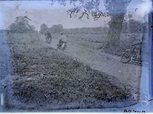 Antikes Glasnegativ Foto 12x9cm MOTOCROSS MOTORRAD RENNSPORT #f - Bild 1 von 4