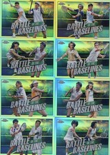 2021 Chrome Tennis PICK YOUR CARD for BATTLE OF THE BASELINES REFRACTOR Set