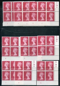 GB 1970 MASCHINE 10p ZYLINDERBLÖCKE - Bild 1 von 1