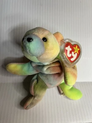 Sammy Tie-Dyed Bear Ty Beanie Baby 1998. - Image 1 of 4