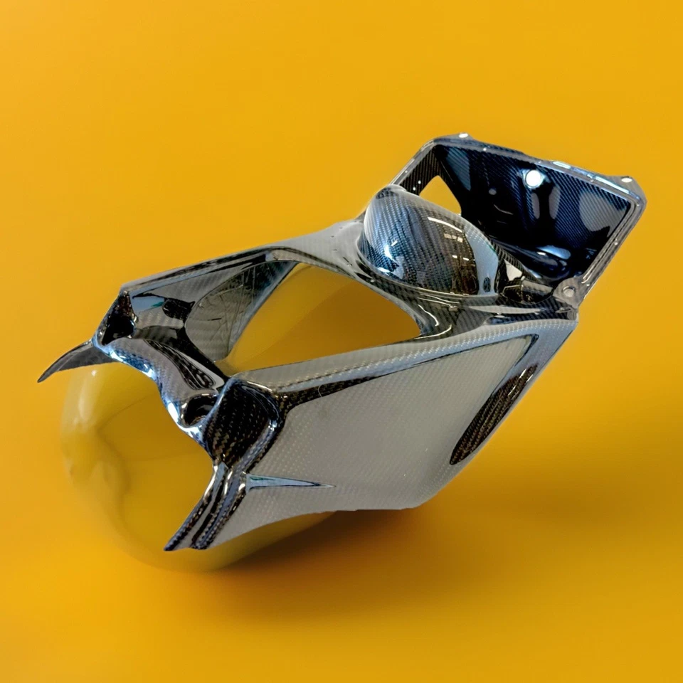 Conjunto de caja de aire Ducati 748 916 996 998 Superbike 100 % fibra de carbono de alto brillo Foto 1 de 4