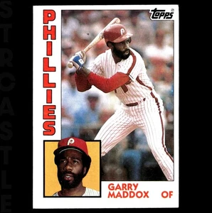 1984 Topps - Garry Maddox #755 Philadelphia Phillies ⚾ Carta Baseball - Foto 1 di 3