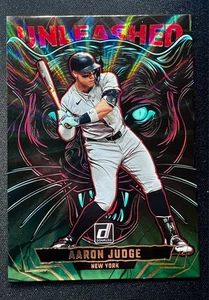 2025 Panini Donruss Aaron Judge Unleashed Green Laser Foil SP New York Yankees - Bild 1 von 1