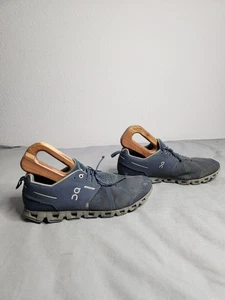 On Cloud 5 Waterproof Shoes Mens Size 11 Navy Blue Athletic Running Sneakers - Picture 1 of 10