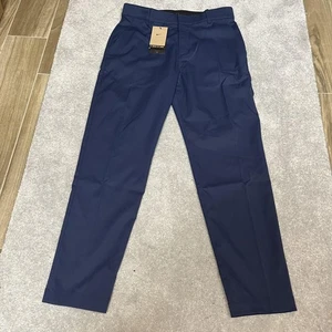 Nike Golf Pants Twill Mens 32x32 Navy Blue Standard Fit Ankle Length FD5619-410 - Picture 1 of 6