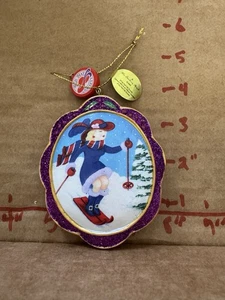 Danbury Mint Red Hat Society Ornament Collection - Ski Bunny Happy Holidays  - Bild 1 von 11