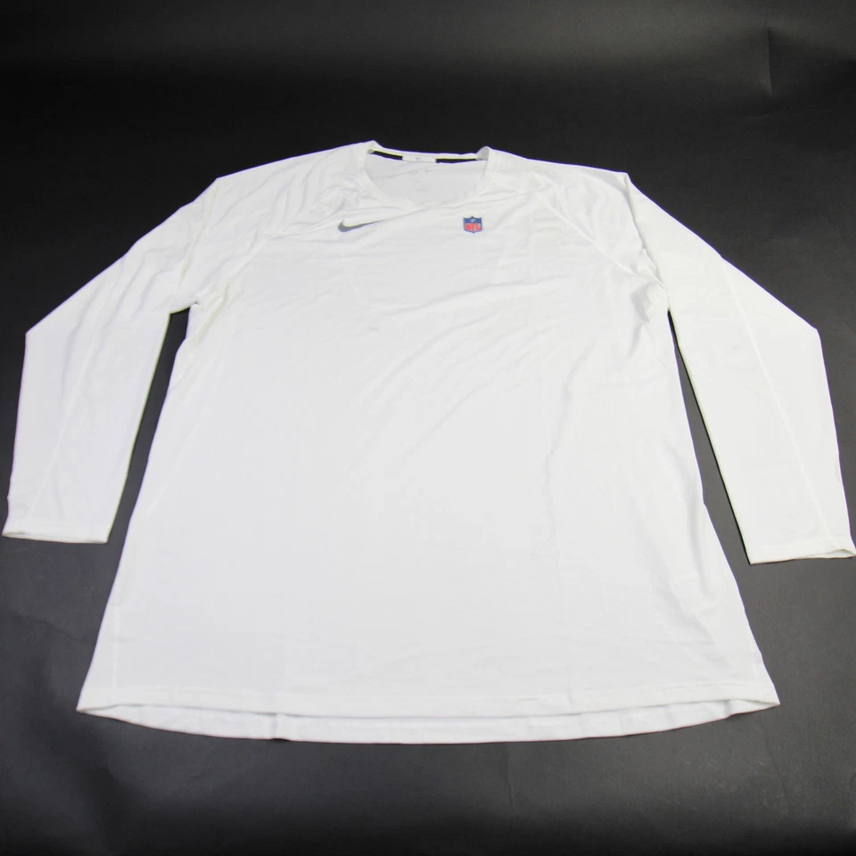 Nike NFL On Field Long Sleeve Shirt Men's White Used - Image 1 of 1