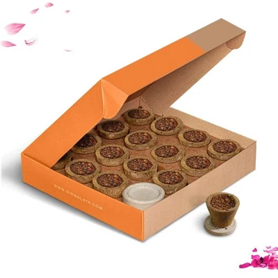 100% natürliche & biologische Nirmalaya Premium Räucherbecher Havan | 15er Pa... - Bild 1 von 4