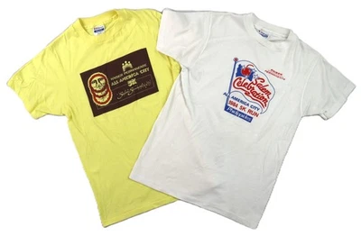 LOT 2 VTG 80s Adult XS Oregon Kaiser Salem Track 5K Run Marathon T Shirt Top - Image 1 of 4