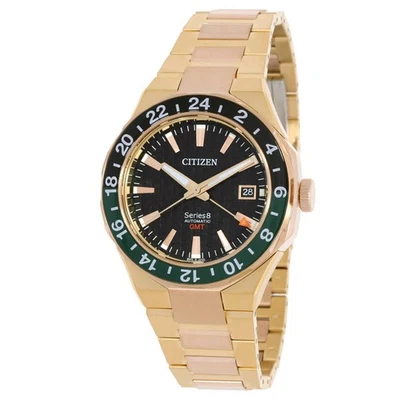 Citizen Series8 880 GMT 自动黑色表盘男士腕表 NB6033-51E — 第 1/3 张图片