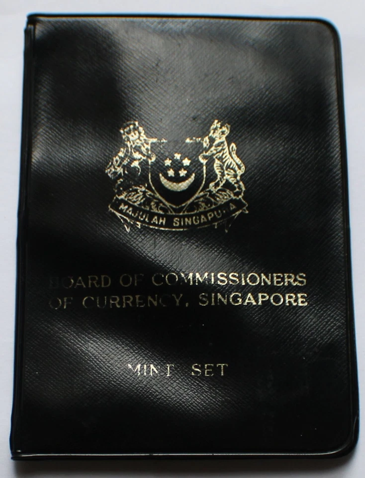 1969 Singapore First Series Mint Set – 6 Coins + $1 Orchid Banknote, Royal Mint - Image 1 of 4