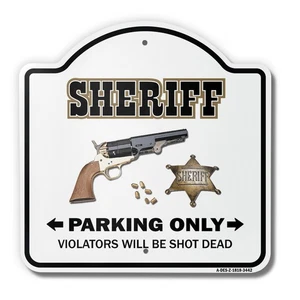 I'm The Sheriff 18" X 18" Heavy-Gauge Aluminum Architectural Sign - Picture 1 of 4