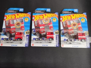 2025 Hot Wheels Transformers Optimus Prime Mainline - Family Dollar Secutiry Tag - Picture 1 of 6