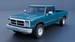 1:64 Scale 3D printed 91 Dodge Ram 250 truck kit - Picture 1 of 8