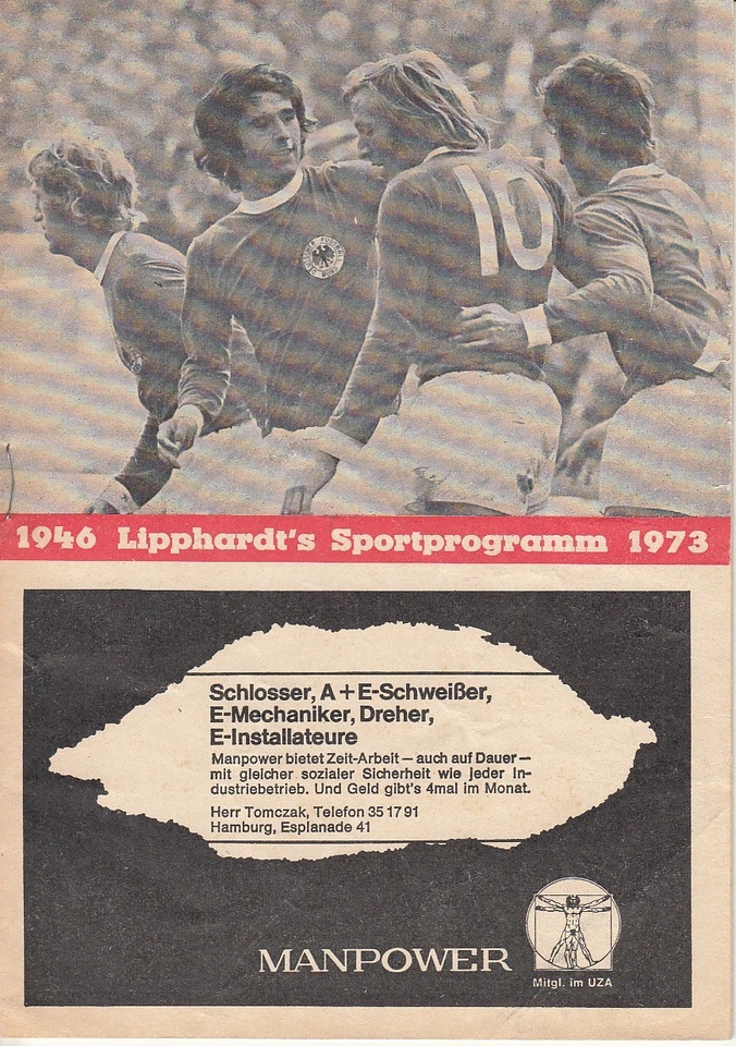 12.05.73  Länderspiel Deutschland - Bulgarien in Hamburg DFB - Bild 1 von 1