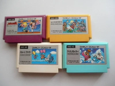 Spartan X Ice Climber Balloon Fight Super Mario Bros Famicom FC Cartridge get... - Bild 1 von 4