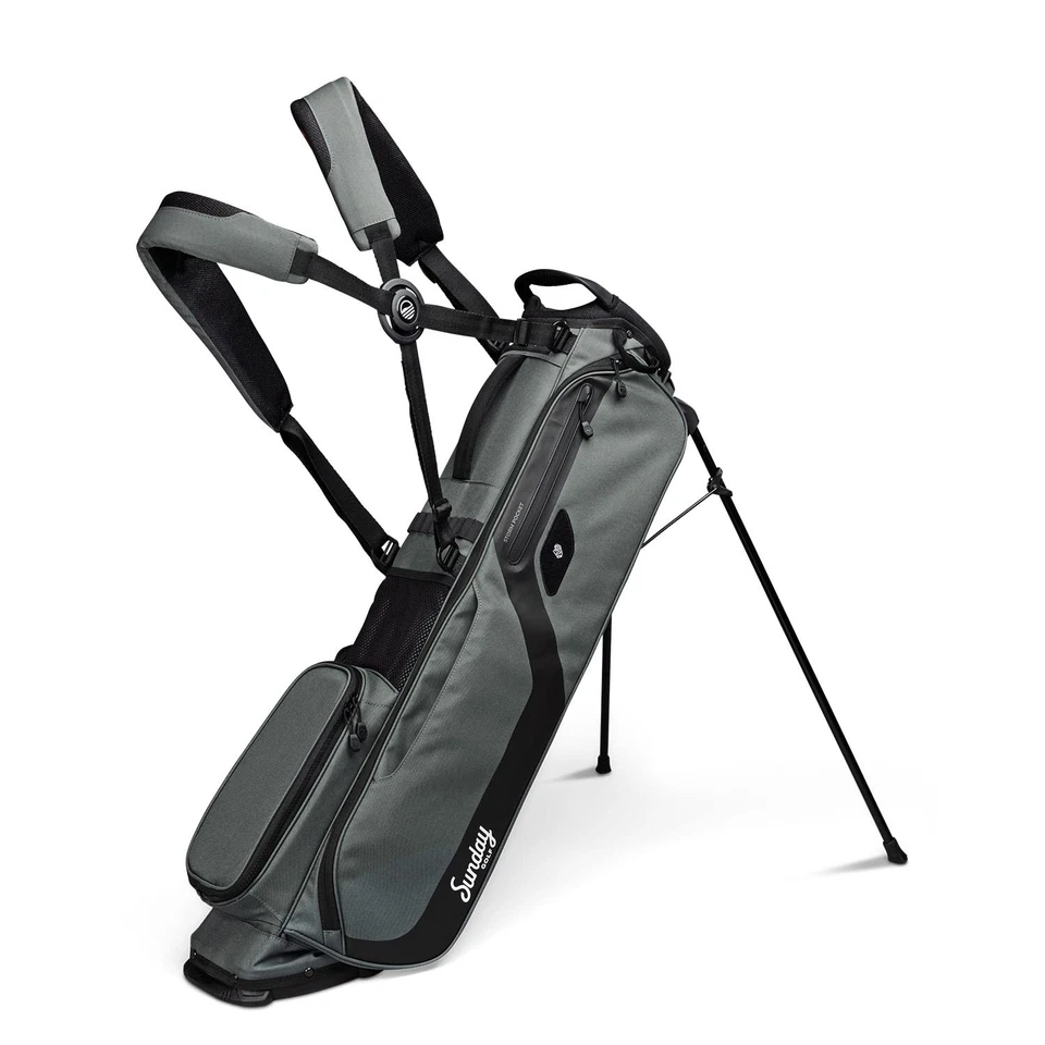 Sunday Golf BAG304 El Camino Lightweight Stand Bag w Double Strap Midnight Green