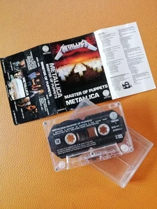 METALLICA [ MASTER OF PUPPETS ] ORIGINAL CASSETTE THAILAND EDITION - Picture 1 of 2