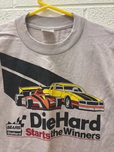 VTG 80s 90s Die Hard INDY 500 Racing NASCAR T-Shirt Racing Car SINGLE STITCH - Picture 1 of 7