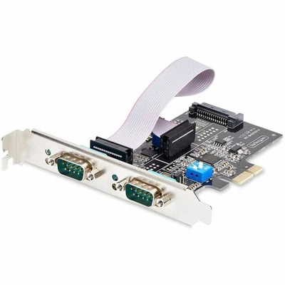 Последовательная карта StarTech Dual-Port PCI Express to DB9 2S232422485 PC-CARD - Изображение 1 из 4