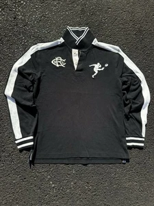Rugby Polo Kicker Langarm Ralph Lauren Y2K Vintage Designer Hemd mit Knopfleiste - Bild 1 von 9