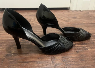 Antonio Melani NUEVO Mujer Talla 8.5 Negro Tacones Altos, B#14 Foto 1 de 4