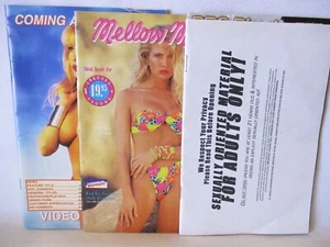 Mellow Mail, Coming Attractions, BRS Direct Catalog Lot Vintage Mens Mail Order - Picture 1 of 2