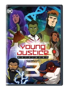 Young Justice Outsiders Season 3 Series Three Third New Region 4 DVD Box Set - Picture 1 of 1