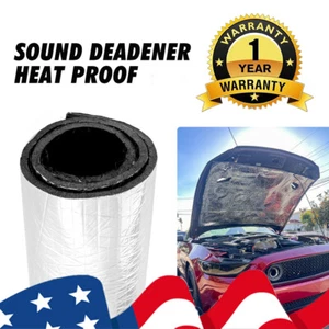 MOFUN 80"x 39" Sound Deadener Car Heat Shield Insulation Noise Reduce Mat 10mm - Picture 1 of 15