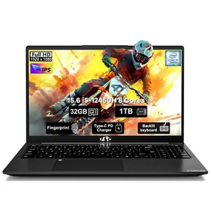 NIMO 15.6 FHD Laptop, Intel i5-12450H,32GB RAM, 1TB SSD, Backlit KB, Fingerprint - Picture 1 of 28