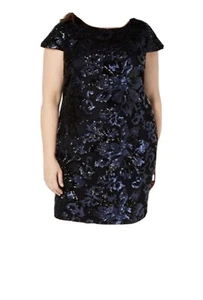 Vestido de vaina Calvin Klein talla grande lentejuelas ~ 18W ~ Nuevo con etiquetas - Imagen 1 de 5