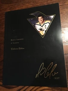 11/19/1997 MARIO LEMIEUX PITTSBURGH PENGUINS TRIBUTE PROGRAM LIMITED MINT - Picture 1 of 1
