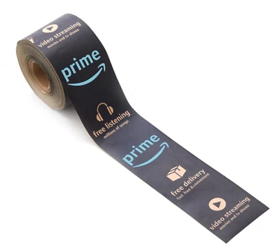 1Roll 76mm*50m Carton Sealing Wet Water Kraft Paper Tape,Amazon Tape - Image 1 of 4