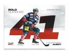 DEL Playercard 18/19 - Louis-Marc Aubry - Polar Bears Berlin "Bold Numbers" #BN02