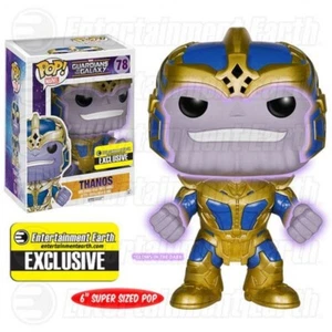 Funko Guardianes de la Galaxia Thanos ¡Brilla en la Oscuridad 6 pulgadas Pop! Figura de vinilo - Imagen 1 de 8
