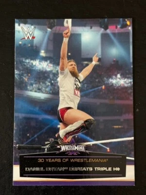 Daniel Bryan 2014 Topps WWE 30 Years of Wrestlemania XXX Insert 59 of 60 - Image 1 of 2