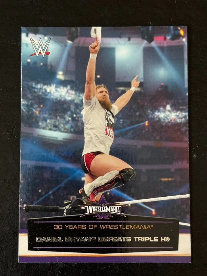 Daniel Bryan 2014 Topps WWE 30 Years of Wrestlemania XXX Insert 59 of 60 - Image 1 of 2