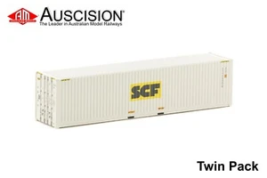 Auscision (CON-134) SCF - High Cube 40' Container - Twin Pack - HO Scale - Picture 1 of 1