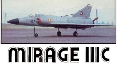 Mirage IIIC   Giant Scale RC AIrplane Printed Plans & Templates   - Image 1 of 4