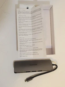 Concentrador de expansión USB EUASOO TIPO C 3.1 - Imagen 1 de 5
